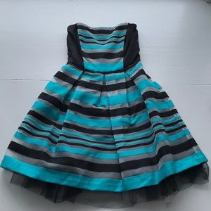 Striped Cocktail Dress